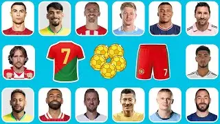 Football Quiz: Guess The Player By Song, Emoji & Jerseys | Ultimate Football Player Challenge