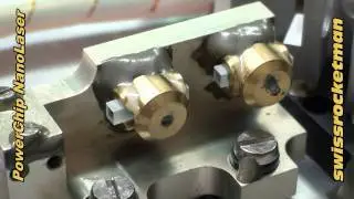 Nanolaser powerchip  DPSS q-switch frequency tripled laser.mp4