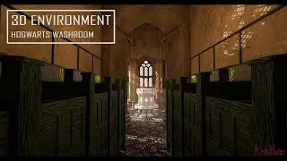 3D Environment || HOGWARTS WASHROOM || MAYA SUBSTANCE PAINTER || SHOWREEL || KRITIHOLIC