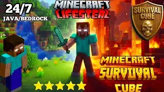 Playing Survival cube🧊 SMP🔥 PratikMishraGaming Is live🛑 hoglin Race Minecraft😱