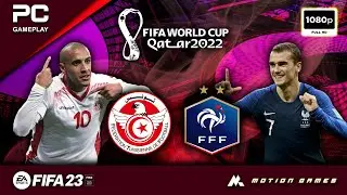 FIFA 23 | Франция против Туниса | Чемпионат мира по футболу FIFA 2022 | Групповой этап | Геймплей...