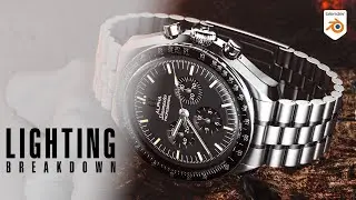 3D Watch Animation Blender | Scene Setup & Lighting Breakdown