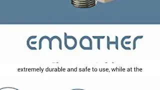 EMBATHER Shower System- Brushed Nickel Shower Faucet Set Bathroom- State-of-the-art Air Injection