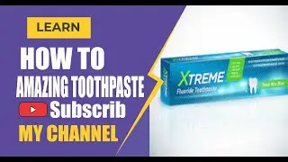 amazing toothpaste packaging design in CorelDraw