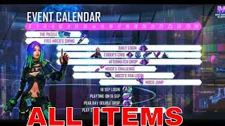 Elite Moco Event Items Calendar - Garena Free Fire - Discoplay