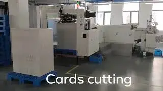 Cards cutting machine for poker/playing cards/board games cards
