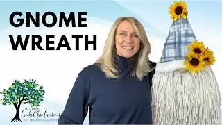 How to Make a Gnome Wreath. DIY Gnome step-by-step video tutorial.
