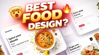 BEST Food App UI Design 🍔🔥 | Modern Restaurant App UI/UX