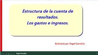 ( 7) Estructura de la cuenta de resultados