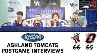 Ashland Tomcats Postgame Press Conference | Ashland vs Owensboro KY State Tournament