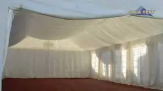 Gala Tent Marquee Satin Lining