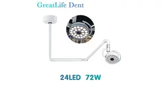 ✨ GreatLife Dent 72W LED Surgical Exam Light | Shadowless Ceiling Lamp for Dental & Pet Surgery