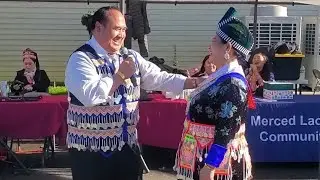 My Parents singing @ Merced Hmong New Year 2025💝 Nyaj Pov Vaaj & Nam Nyaj Pov Vaaj 💕