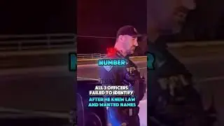 All 3 of them failed for identity after he wanted their names #shorts #policeofficers #cops