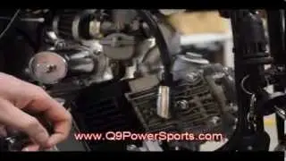 Fix a Leaking carburetor with a stuck Float on a Youth ATV | Q9 PowerSports USA