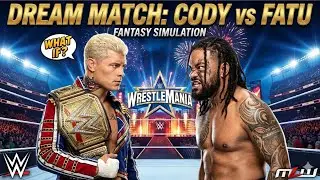 BLOODLINE WAR: Cody Rhodes vs Jacob Fatu SIMULATED MATCH | WWE 2K24 Dream Match HD