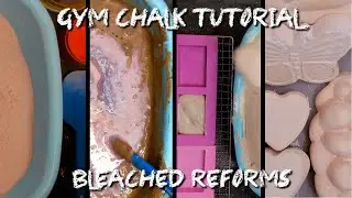 Gym Chalk Tutorial - Bleached Reforms w/ Full Crush Included  | ASMR | Oddly Satisfying