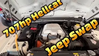 707hp Hellcat and Ls swapped Jeep Wrangler built by Americas Most Wanted 4X4