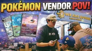 Вид от первого лица продавца на выставке карточек Pokemon | Выставка-ярмарка Pokemon!!