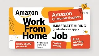 Amazon Work from Home Jobs 2025😍 | Salary -₹ 40,000/Month | 12th Pass Eligible | Fresher's Eligible