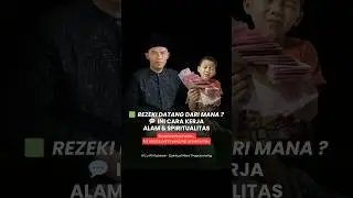 Rezeki datang dari mana ? Ini cara kerja alam dan spiritualas #rezeki #spiritual  #santri  #mindset