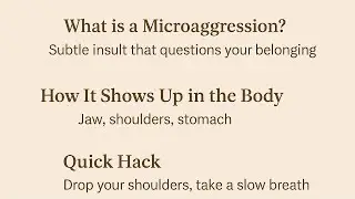 For Black women dealing with microaggression. Try this quick breath work  hack to calm down. 
