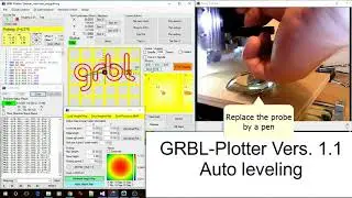 GRBL-Plotter 1.1.0.0 Autoleveling