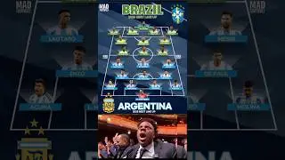 Argentina vs Brazil 2025 XI Battle:😱🔥🇧🇷🇦🇷