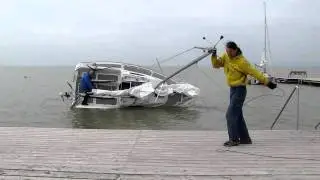 Kurzkiel Sailart 18 Kentertest mit 60kg Fl&uuml;gelkiel