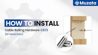 Cable Railing Installation for Wood Posts | CR73 Fittings
