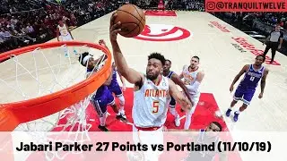 Jabari Parker 27 Points, 11 Rebounds, 4 Blocks vs Portland TrailBlazers | Full Highlights | 11/10/19