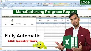 Manufacturing Progress Report Limited Company For Microsoft excel Advance Formula