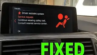 BMW Driver restraint system SRS Light Fixed !
