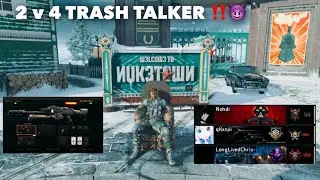 2 vs 4 TRASH TALKING BODY SHOOTERS GET GUNSHIPPED (COD BO4) - BLACK OPS 4