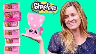Amy Jo Opens SEASON 4 SHOPKINS - Opening 6 Shopkins Surprise Baskets - DCTC Toys