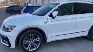 Установка Side Assist/ RCTA + Keyless Access в задние двери. VW Tiguan R-line 2.0TSI DSG7 2019.