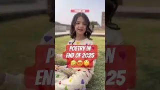 Poetry End of 2025/ Ferrari girl different style hh😂🙏 waah shampy waah #trending #comedy #funny