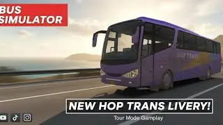 Scania Bus Full Journey 🚍 | Bus Simulator Indonesia | Realistic Driving