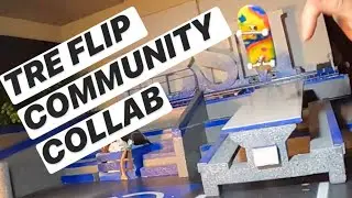 The Tre flip! Fingerboard community collab