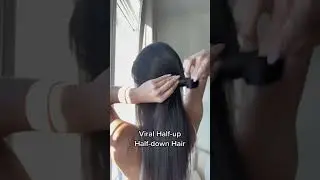 Half-up Half-down Claw Clip Hairstyle!