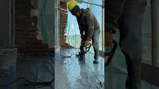 Ring Saw Concrete Cutter Magic! 🔧 Clean Slab Cut Top & Bottom Reveal #shorts #foryou