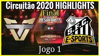 Circuit&atilde;o 2020 FINAL ONE x SAN Highlights jogo 1 | Circuito Desafiante 2020 Final Team oNe x Santos