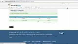Freshersworld.com Database Search & Download Tutorial