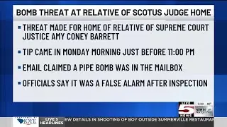 VIDEO: U.S. Supreme Court Justice&rsquo;s sister targeted with bomb threat at Charleston home