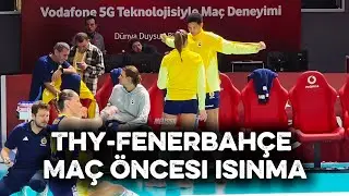 Thy-Fenerbah&ccedil;e Ma&ccedil;ı &Ouml;ncesi Isınma G&ouml;r&uuml;nt&uuml;leri #volleyball #melissavargas #fenerbah&ccedil;e #warmup #power 