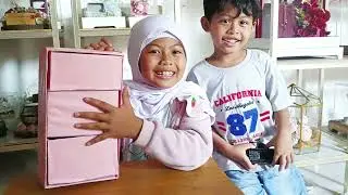 DIY mini organizer  dari kardus bekas 