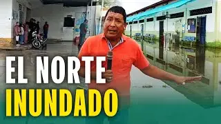 Colegios y hospital inundados: Fuertes lluvias afectan a vecinos en el norte del Perú
