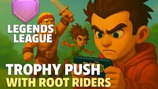 🔥 4x LEGENDS LEAGUE ATTACKS &ndash; TROPHY PUSH with NEW ICE BLOCK SPELL #2