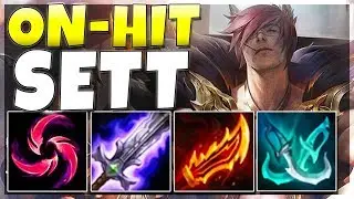 ON-HIT ATTACK SPEED SETT IS CRAZY!!! (Solo Baron) - League of Legends