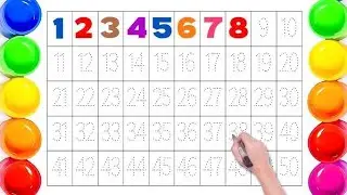 1 से 20-30-40 तक गिनती सीखें | Counting Numbers for Kids | Fun Learning Video.